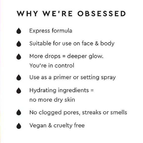 Tanologist BundleExpress Tan Water 6.76oz & Face and Body Drops 1.01oz in DARK - Picture 4 of 6